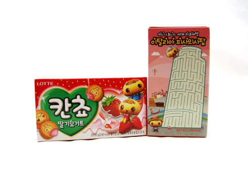 롯데제과, 칸쵸 딸기요거트 선보여