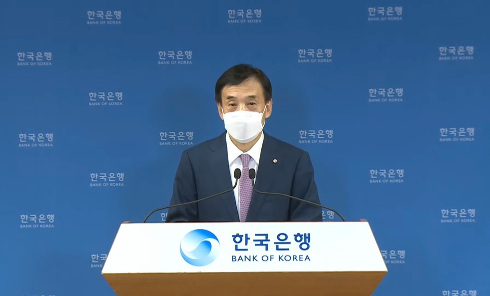 이주열 한국은행 총재. 사진=한국은행 유튜브 화면 캡처