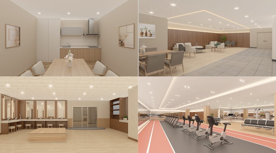 KB골든라이프케어 ‘KB 평창 카운티' 커뮤니티 시설. 사진=KB골든라이프케어