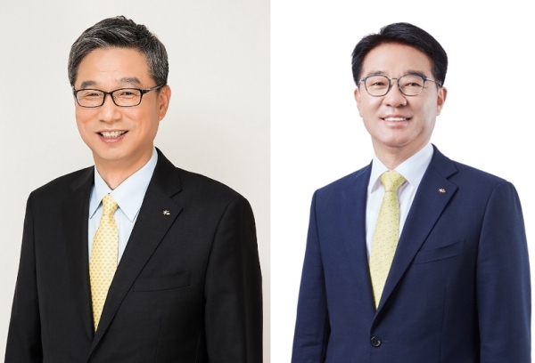 KB금융지주 허인 부회장, 이동철 부회장. 사진=KB금융