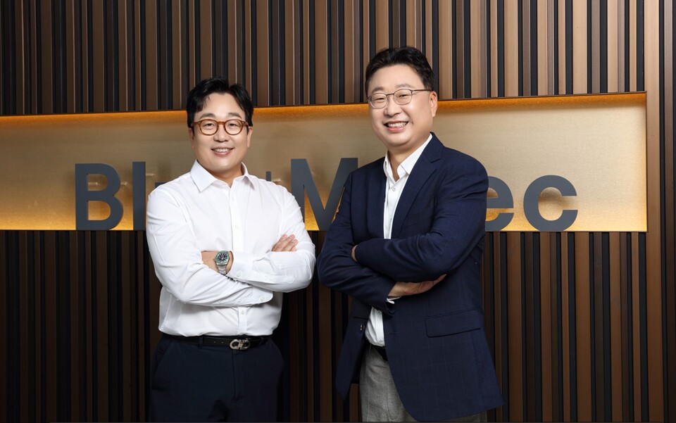 김현수, 정병찬 블루엠텍 공동 대표이사. 사진=블루엠텍