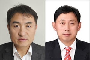 (왼쪽부터) 이주경 삼성생명 부사장, 김일평 삼성화재 부사장. 사진=삼성생명, 삼성화재