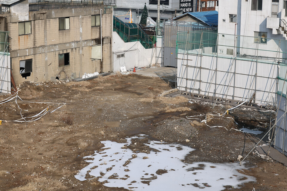 ‘워크아웃 신청’ 태영건설 성수동 개발사업 부지. 사진=연합뉴스