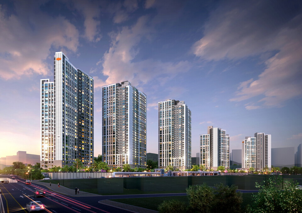 e편한세상 신곡 시그니처뷰 투시도. 사진=DL건설