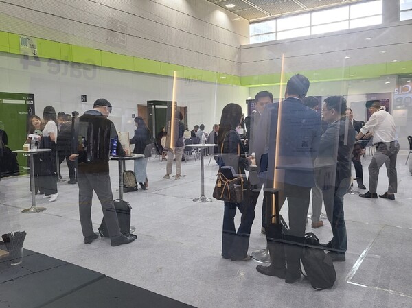 바이오 코리아 2024에 마련된 비즈니스 파트너링 센터. 사진=신용수 기자