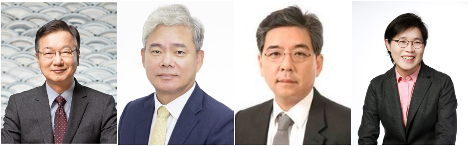 (왼쪽부터) 최성안 삼성중공업 사장, 신영수 CJ대한통운 사장, 장재훈 현대자동차 사장, 이정애 LG생활건강 사장.