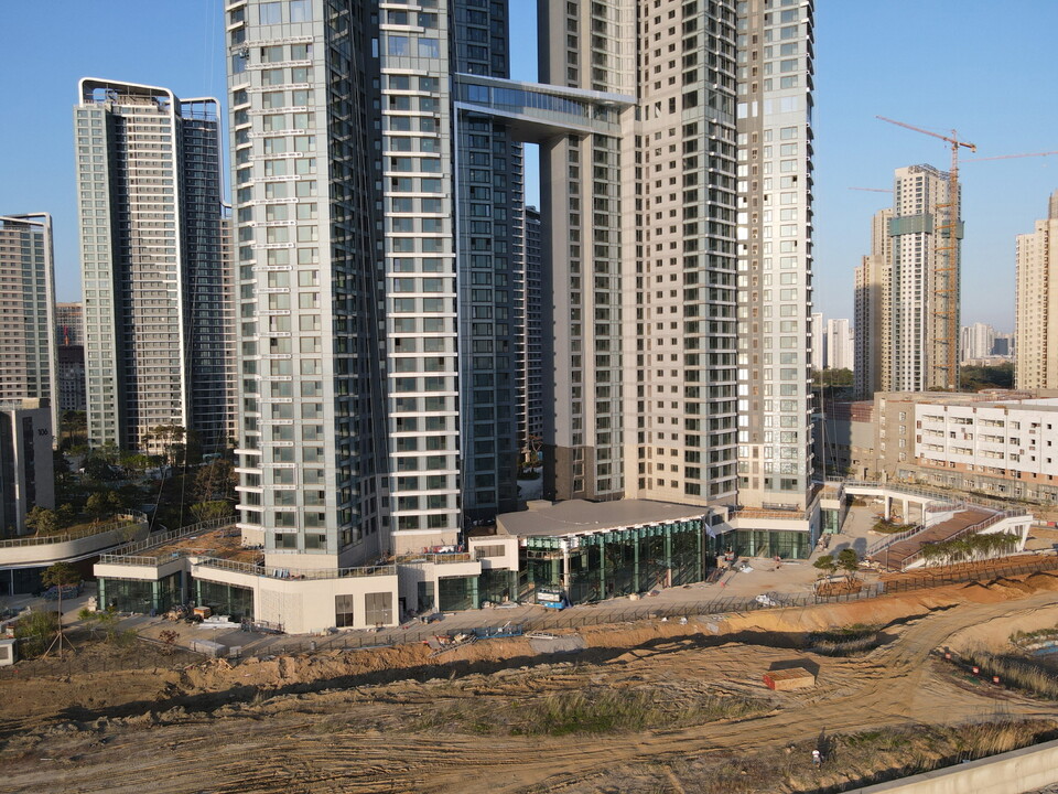 송도자이 크리스탈오션 현장 전경. 사진=GS건설