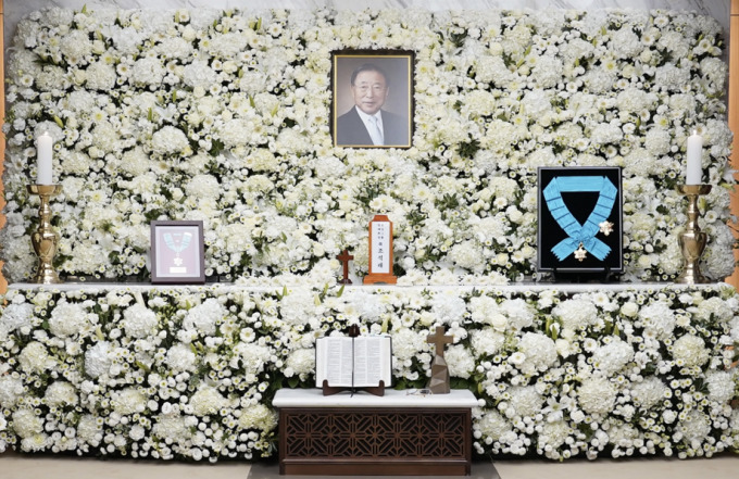 신촌세브란스병원 장례식장에 마련된 조석래 효성그룹 명예회장 빈소. 사진=효성