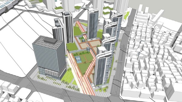 서울 자양5구역 정비사업 조감도. 사진=도담에스테이트