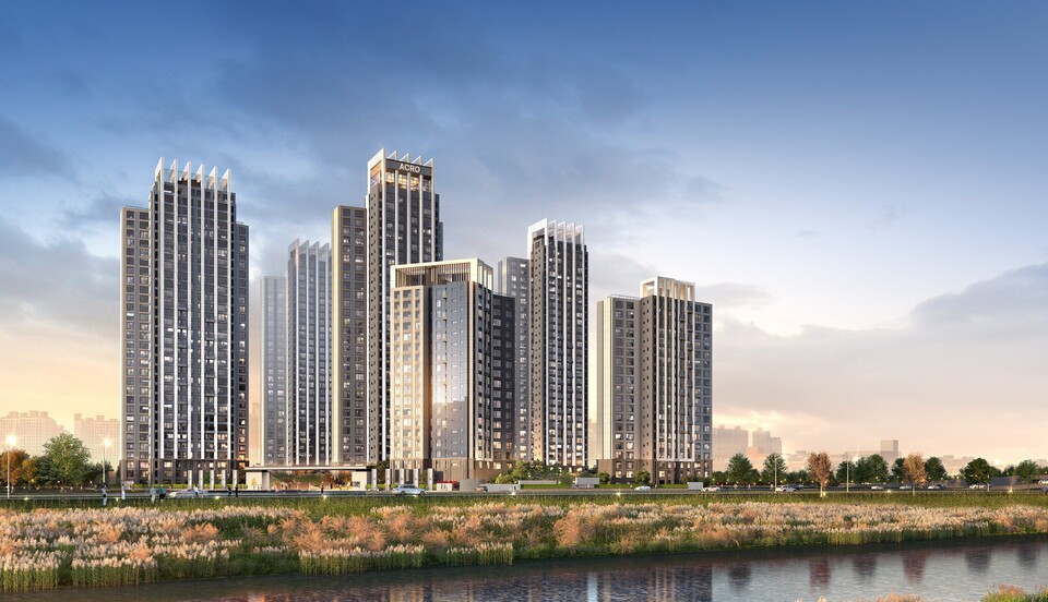 잠실우성4차 재건축 사업 투시도. 사진=DL이앤씨