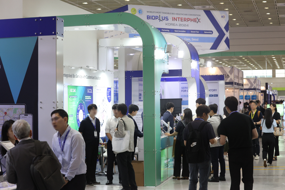글로벌 바이오 생태계를 국내에서 한 눈에 살펴볼 수 있는 ‘바이오플러스 인터펙스 코리아(BIX 2024)’가 개막했다. 사진=연합뉴스