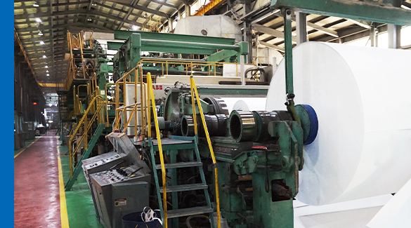 경남 양산시에 있는 한창제지 공장 내부 설비 모습. 사진=한창제지 홈페이지