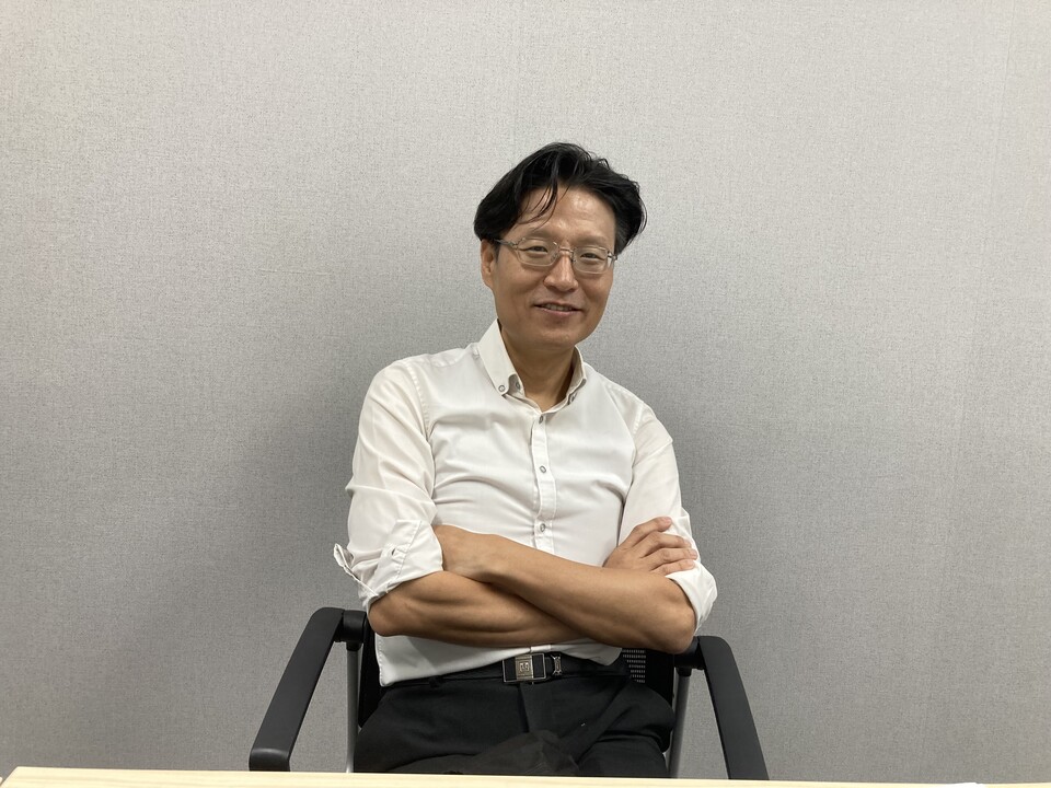 김필한 아이빔테크놀로지 대표이사. 사진=한경석 기자