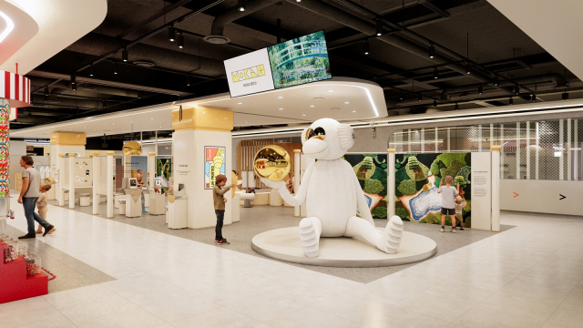 ‘커넥트 현대’ 내부에 조성될 엔터테인먼트 공간. 사진=현대백화점그룹