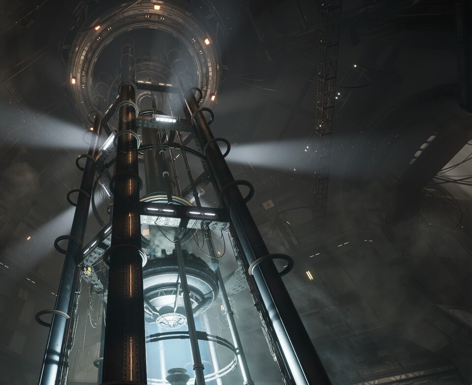 안전 지대를 벗어나 마을 바깥으로 나가려면 마스크를 착용해야만 한다. 마스크에도 수명이 있어 한 번에 다닐 수 있는 거리는 한정적이다. 사진 속 정화 타워를 활성화시키면 인게임 속 인류가 활동할 수 있는 영역도 넓어진다.