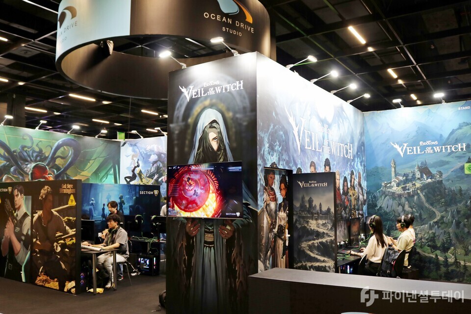 카카오게임즈 개발 자회사 오션 드라이브 스튜디오는 ‘게임스컴 2024’에 3종의 신작을 출품했다. 사진=채승혁 기자