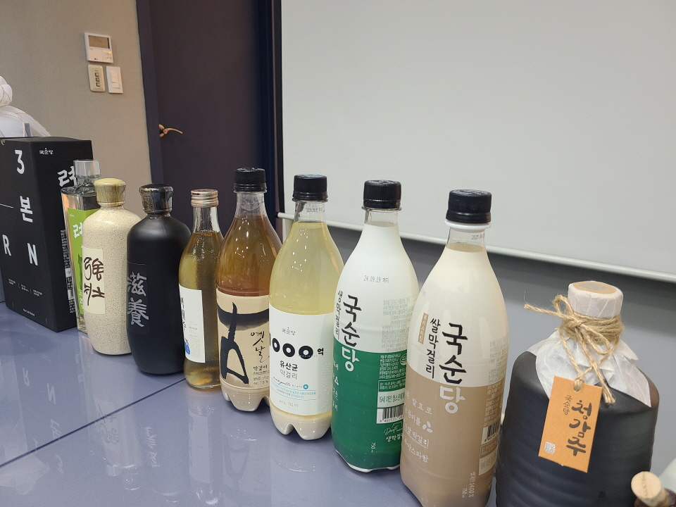 국순당 제품군. 사진=신용수 기자