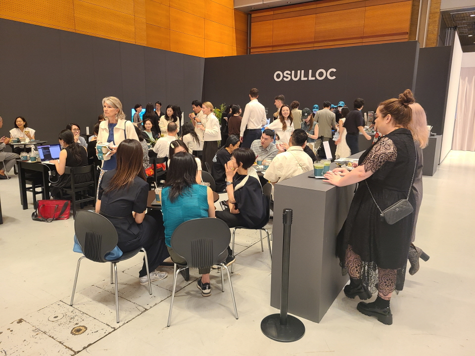 오설록의 프리즈 F&B 팝업 스토어. 사진=신용수 기자