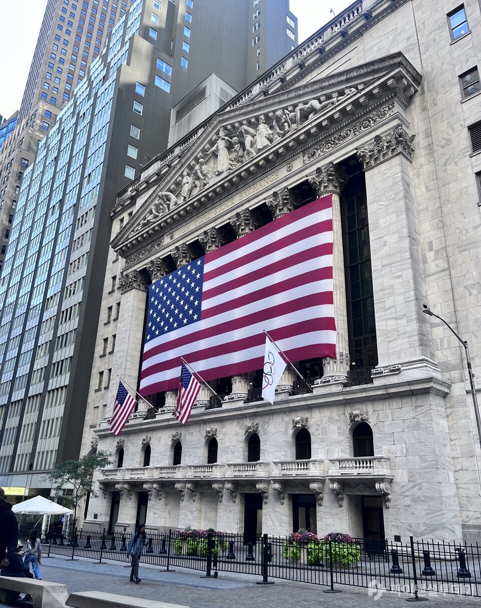 미국 뉴욕에 있는 뉴욕 증권거래소(NYSE) 모습. 사진=조송원 기자