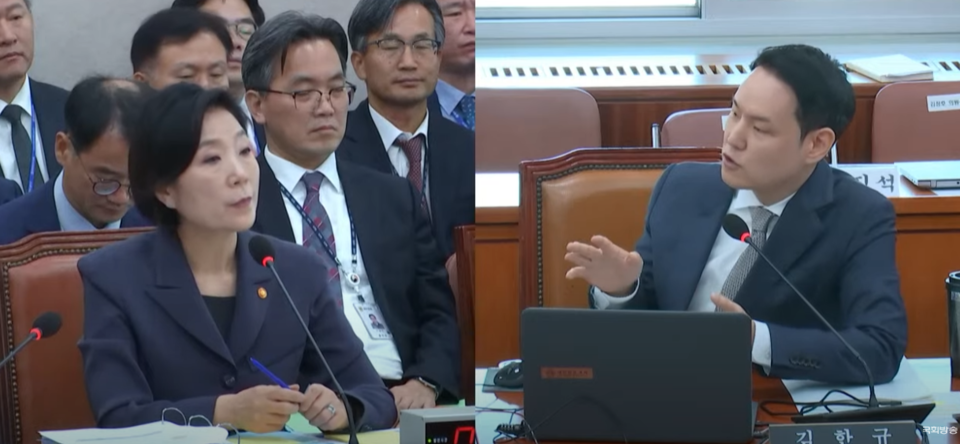 오영주 중소벤처기업부 장관. 사진=국회방송 캡처