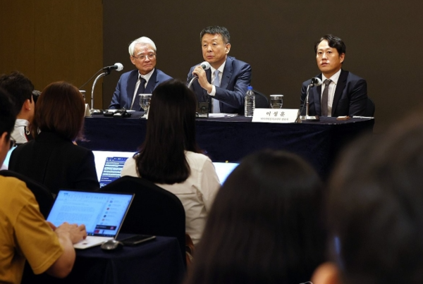 고려아연 공개매수 관련 기자간담회 나선 MBK파트너스