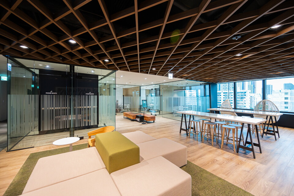 한화생명 드림플러스 사무 공간. 사진=한화생명