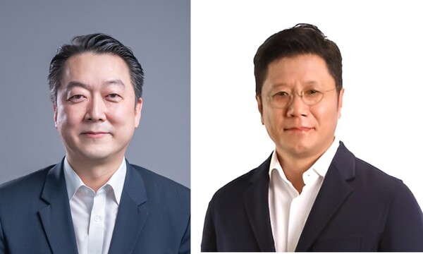 (왼쪽부터)정형권 G마켓 대표와 최훈학 SSG닷컴 대표. 사진=신세계그룹