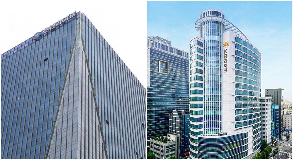 사진=신한라이프, KB라이프