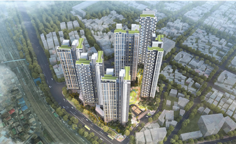 천안 사직구역 재개발사업 조감도. 사진=HL D&I한라 