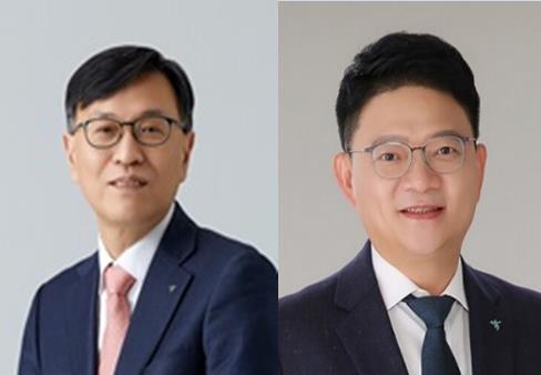 김용석 하나캐피탈 대표 후보자·양동원 하나저축은행 대표 후보자. 사진=하나금융그룹