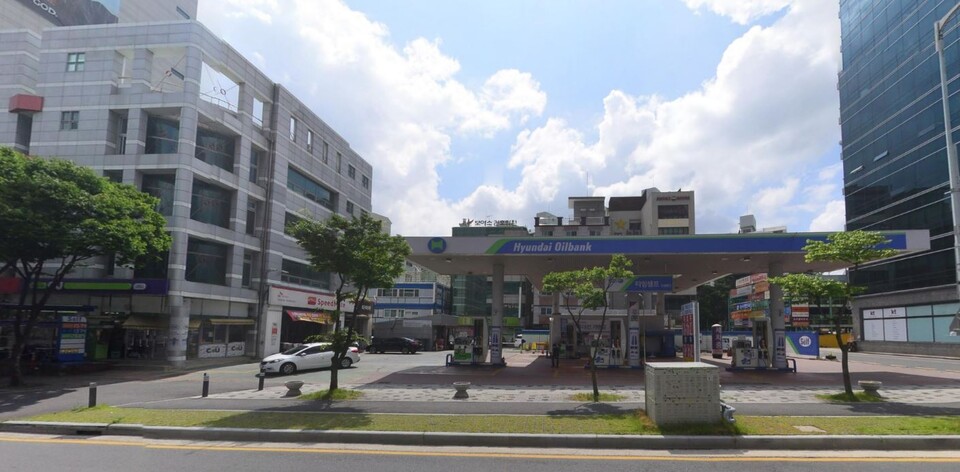 대전청사주유소 전경.사진=코람코자산신탁