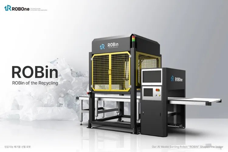고려아연 자회사 로보원(ROBOne)이 개발한 '폐기물 선별 로봇' 로빈(ROBin). 사진=고려아연