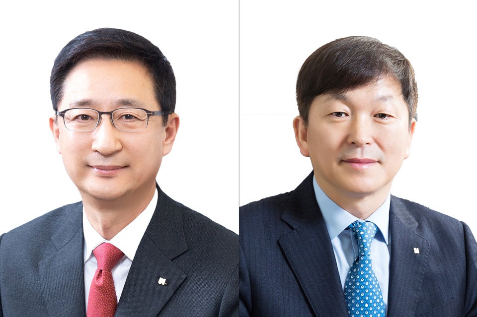 (왼쪽부터) 조용일 현대해상 신임 부회장, 이성재 현대해상 신임 사장. 사진=현대해상