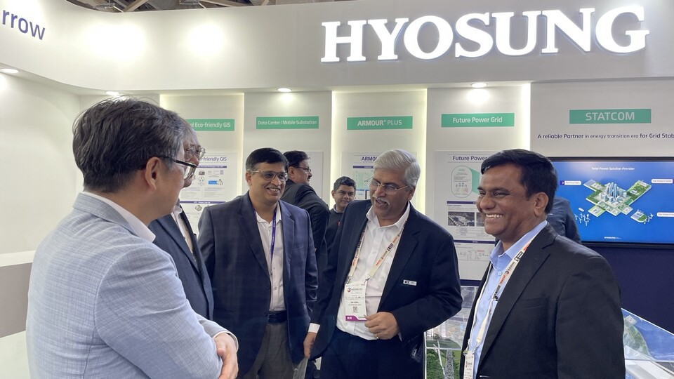 효성중공업이 ELECRAMA 2025에 참가했다. 사진=효성중공업