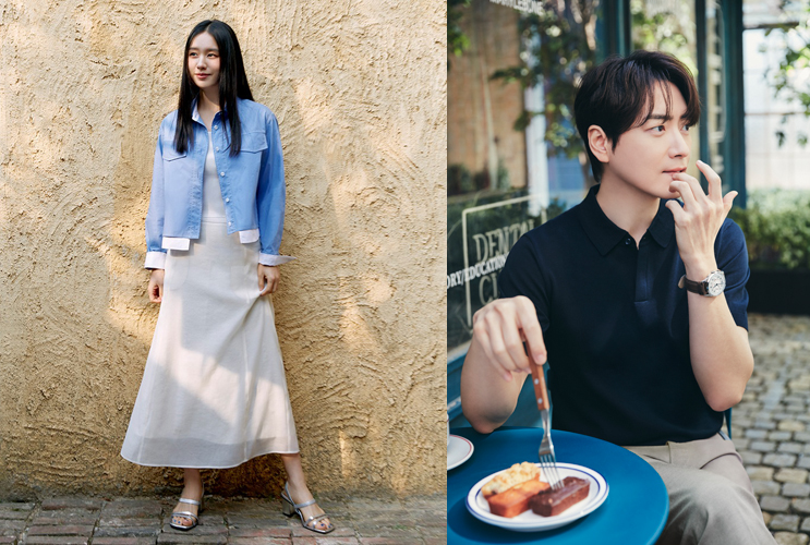 사진 왼쪽부터 CJ온스타일 ‘셀렙샵 에디션 시스루 레이어드 스커트’, ‘다니엘크레뮤 코튼 블렌디드 카라니트’. 사진=CJ온스타일