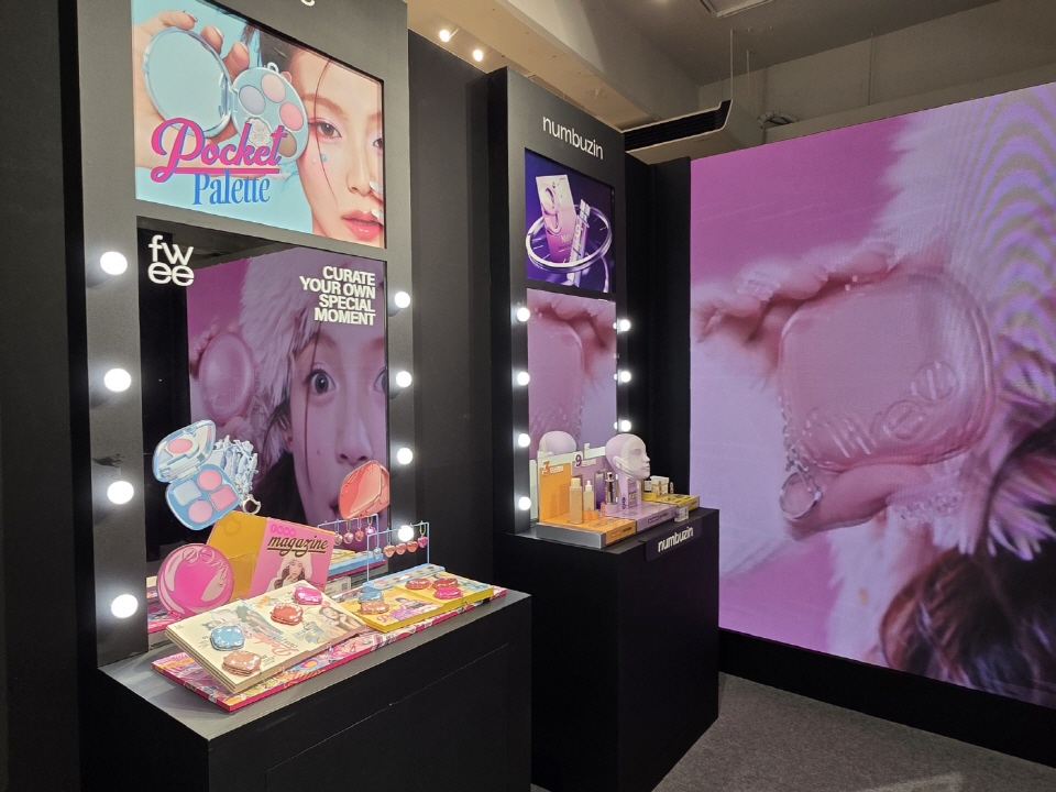 뷰티백스테이지 체험존. 사진=신용수 기자