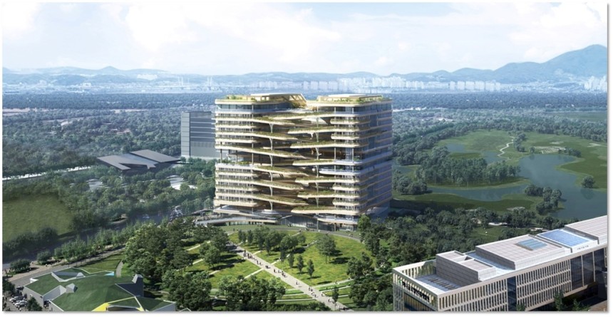 하나금융 그룹 헤드쿼터 조감도. 사진=하나금융그룹