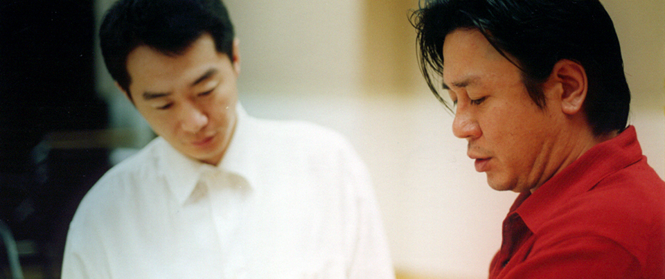 연극 ‘박수칠 때 떠나라’ 장진 연출가와 배우 최민식. 사진=LG아트센터 서울