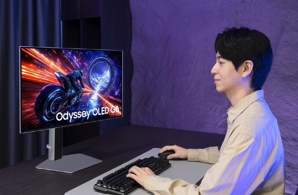 삼성전자 오디세이 OLED G6. 사진=삼성전자