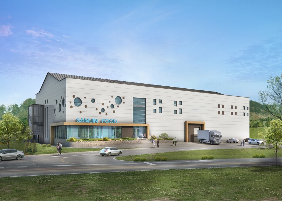 삼진푸드 세종 3공장 조감도.사진=삼진푸드