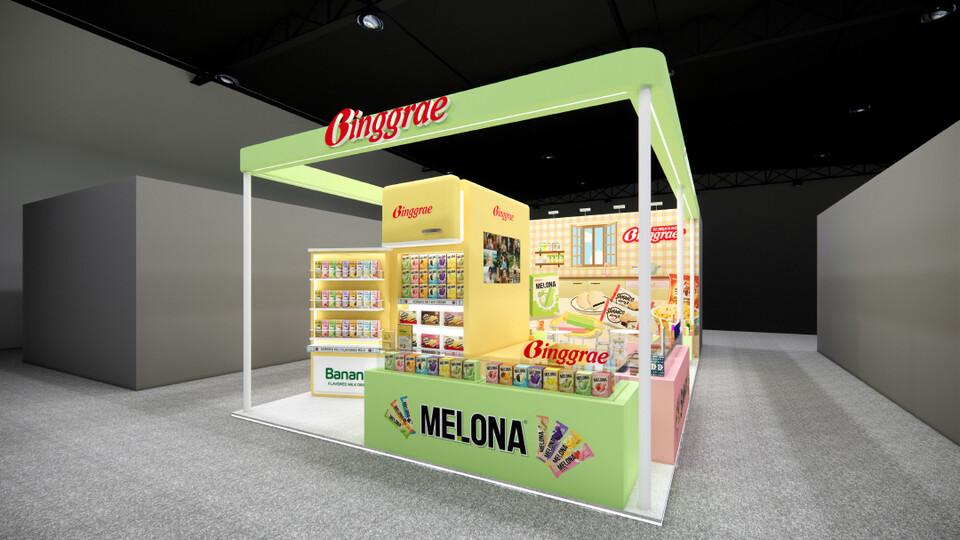 'THAIFEX 2025' 빙그레 홍보 부스 조감도. 사진=빙그레