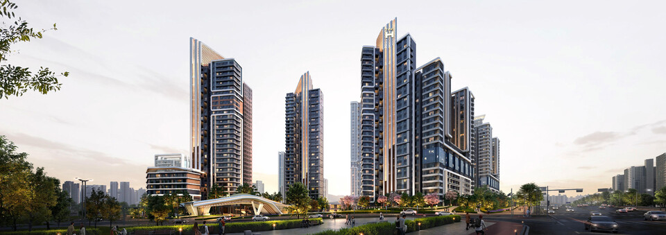 개포주공6·7단지 투시도. 사진=현대건설