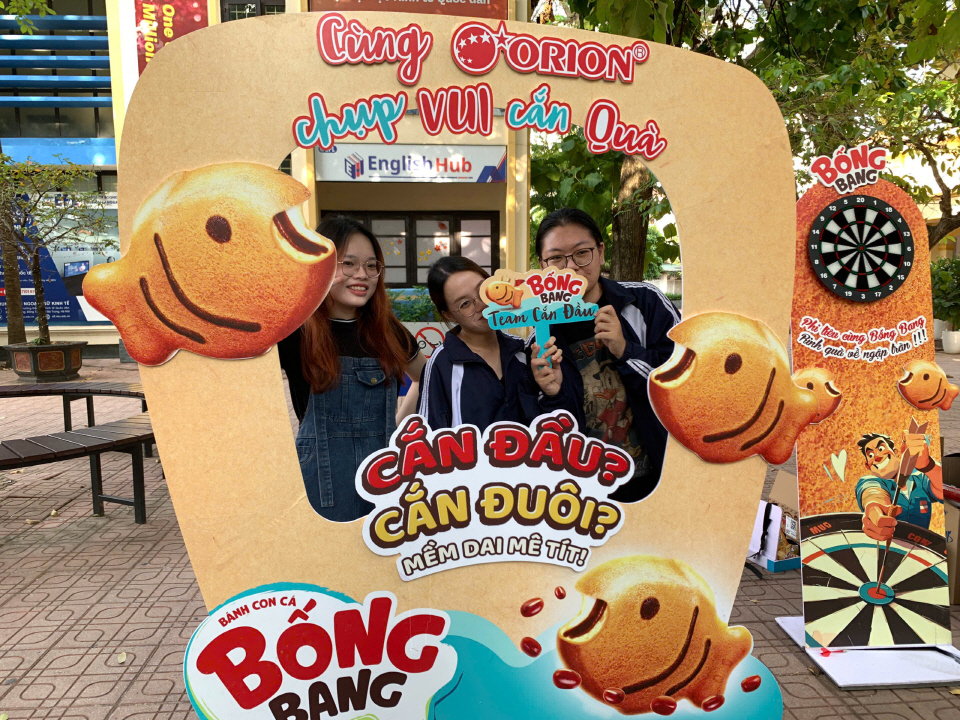 베트남 현지에서 열린 참붕어빵 행사. 사진=오리온