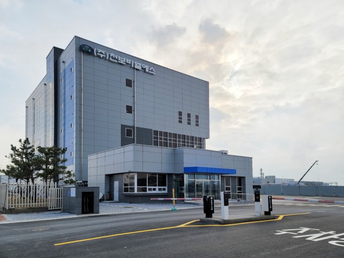 천보 BLS 군산공장 전경. 사진=천보