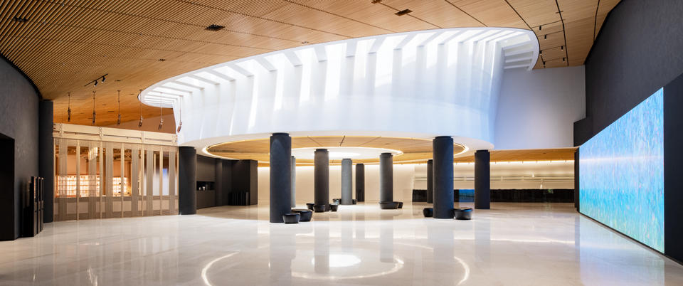 리움미술관 로비. 사진=삼성문화재단