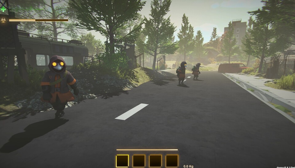 탐색을 위해 흩어지는 동료들. 서로의 안녕을 빌어본다.