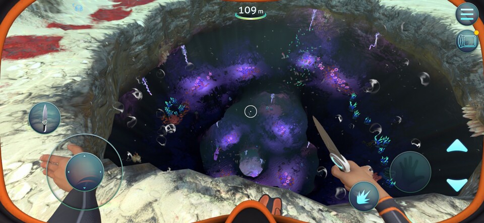 신비로운 해저 동굴. 사진=인게임 캡처