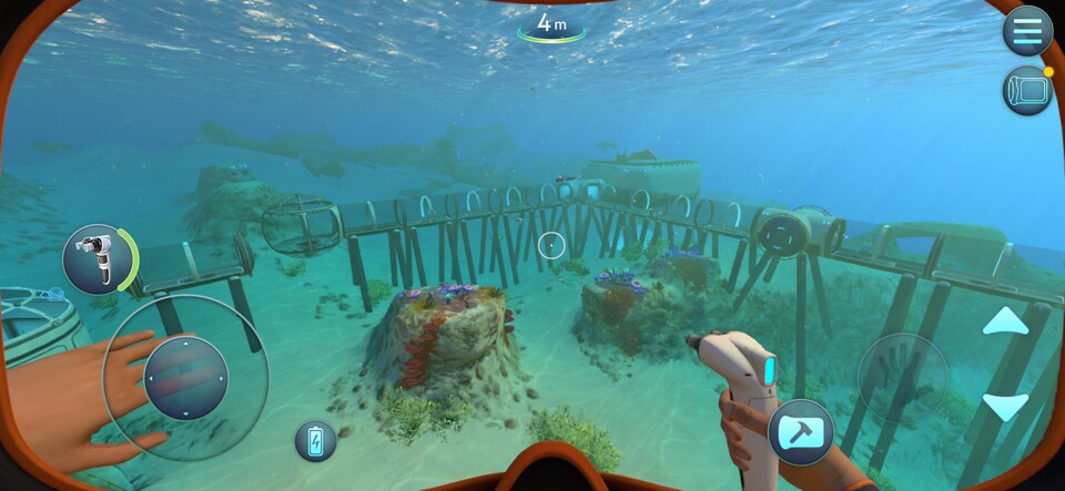 나만의 해저 터널을 만들어봤다. 사진=인게임 캡처