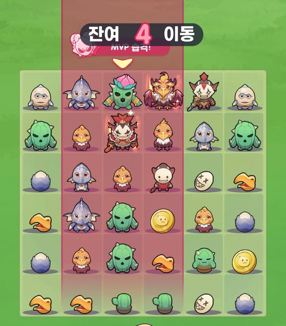 높은 등급의 유닛을 MVP 보스의 습격 라인으로 옮겨 대비해야 한다.  사진=인게임 캡처