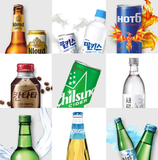 롯데칠성음료 제품군. 사진=롯데칠성음료 IR 자료